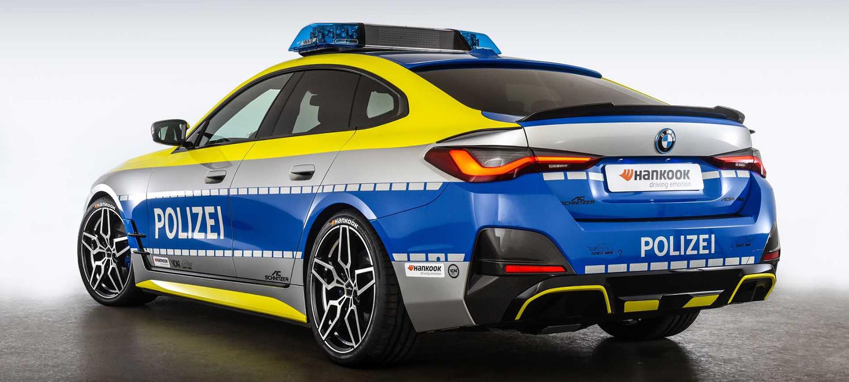 BMW i4 تیون شده توسط AC Schnitzer به ناوگان پلیس آلمان پیوست